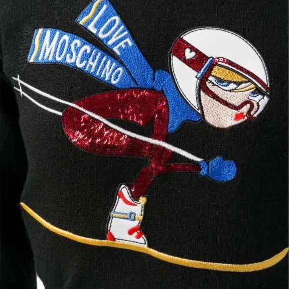 Love Moschino Ski Embroidered Sweater - Picture 2 of 6